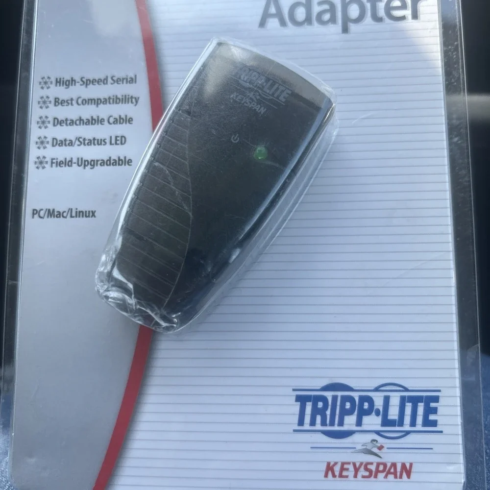 Tripp Lite Keyspan High-Speed USB to Serial Adapter, PC & Mac (USA-19HS)